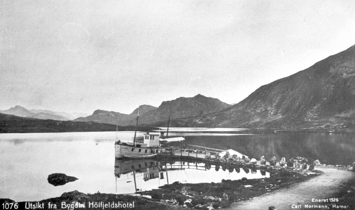 Postkort frå Bygdin Høifjellshotel.