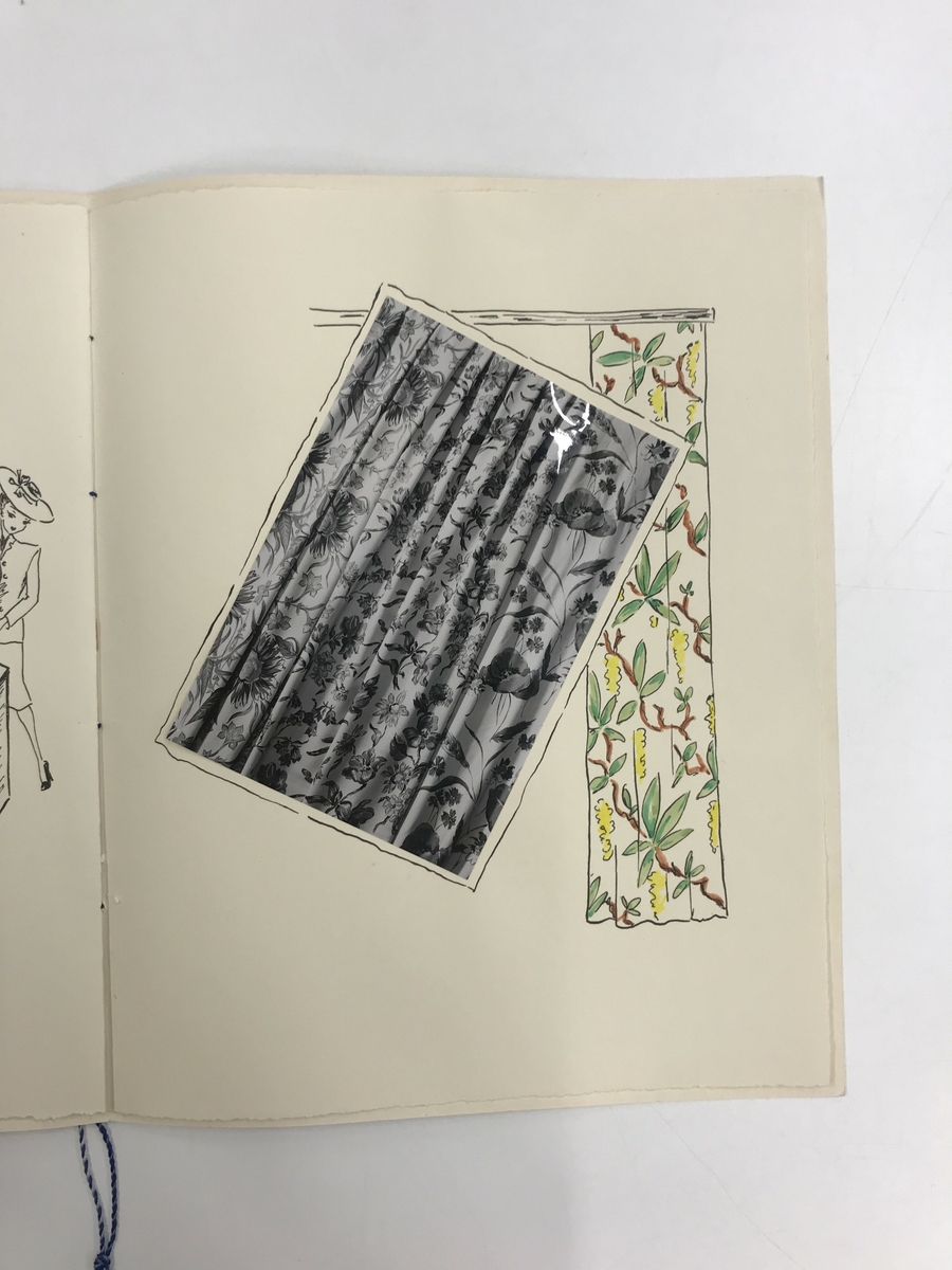 Silfa AB
Plangatan, kv Farkosten

Pärm med fotografier.
Handgjord, handillustrerad med inklistrade fotografier från olika avdelningar och produkter.

Totalt 6 fotografier, 8 sidor + omslag.

Tillverkad 1941, 
signerad (osäkert) u.m-e. -41