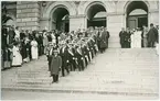 Studentsången efter vårkonserten, Uppsala 1914