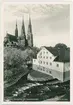 Vykort - Uppsala domkyrka och Akademikvarnen