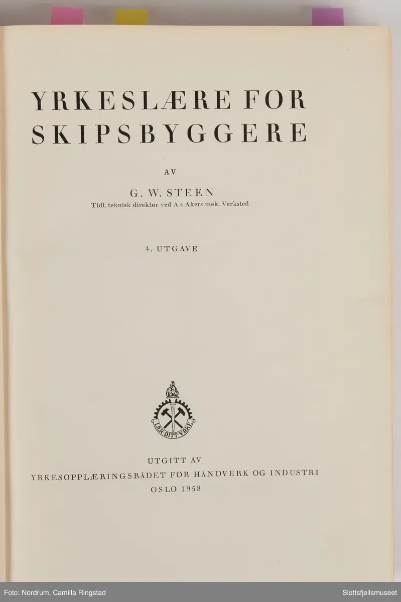 Yrkeslære for skipsbyggere