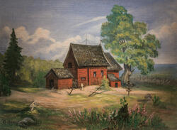 Södra Råda kyrka [Målning]