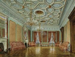 Fra ballsalen i Karl Johans gate 16 [papirkunst]