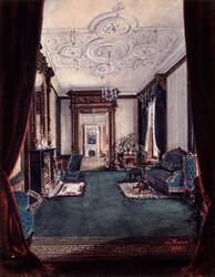 Fra salongen i Karl Johans gate 16 [papirkunst]