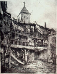 Klingenberggaten / 16 [radering]