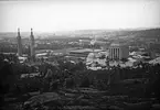 Skioptikonbild med motiv från Göteborgsutställningen 1923.
Vy över utställningen.