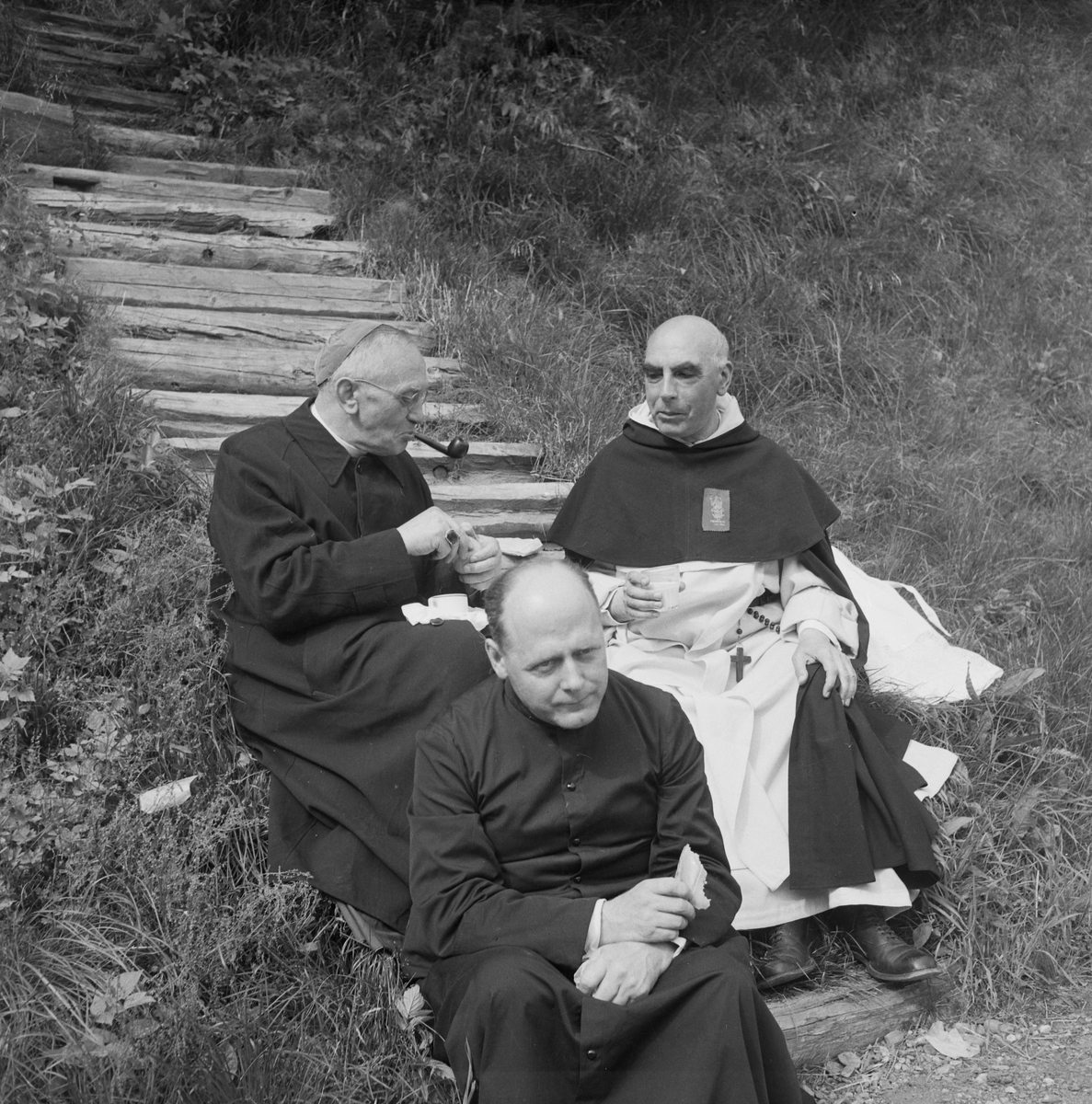 Kirkejubileet 1953. Katolikker på Stiklestad, ordensfolk og geitlige