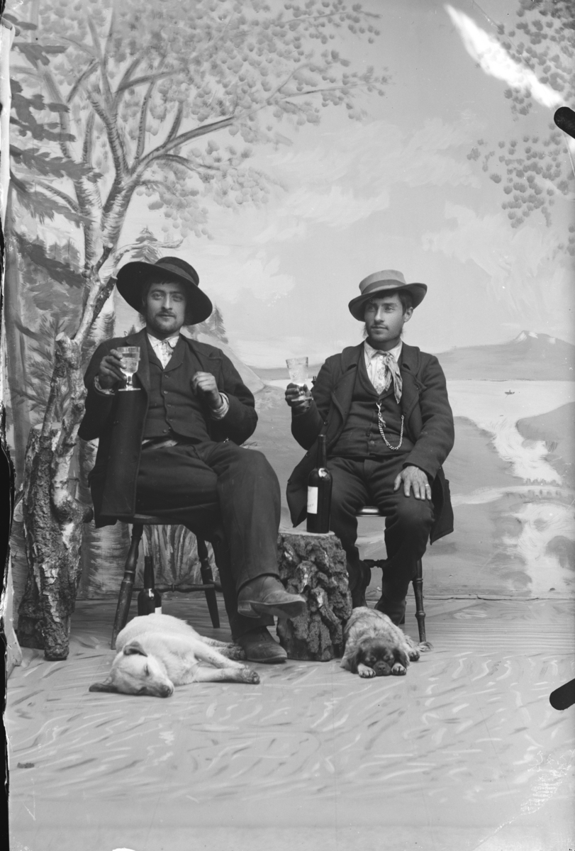 02.06.1901. Magnus Anderson og broren, tatere.