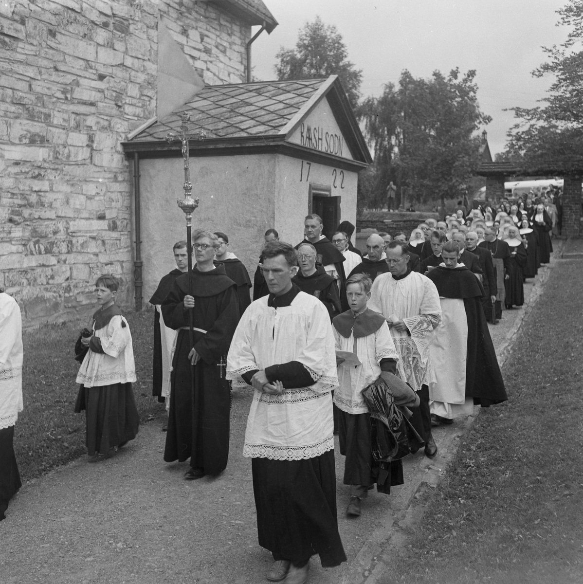 Kirkejubileet 1953. Katolikker på Stiklestad