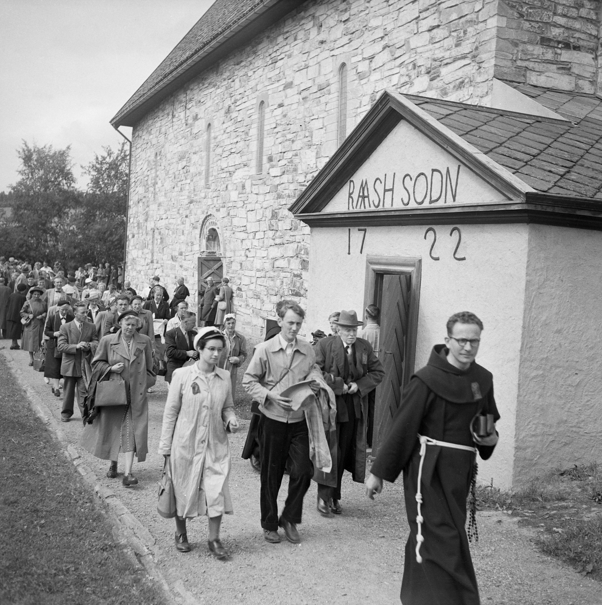 Kirkejubileet 1953. Katolikker på Stiklestad