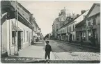 Vykort - Kungsängsgatan söderut, Uppsala