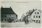 Vykort - Stora Torget och Kungsängsgatan, Uppsala