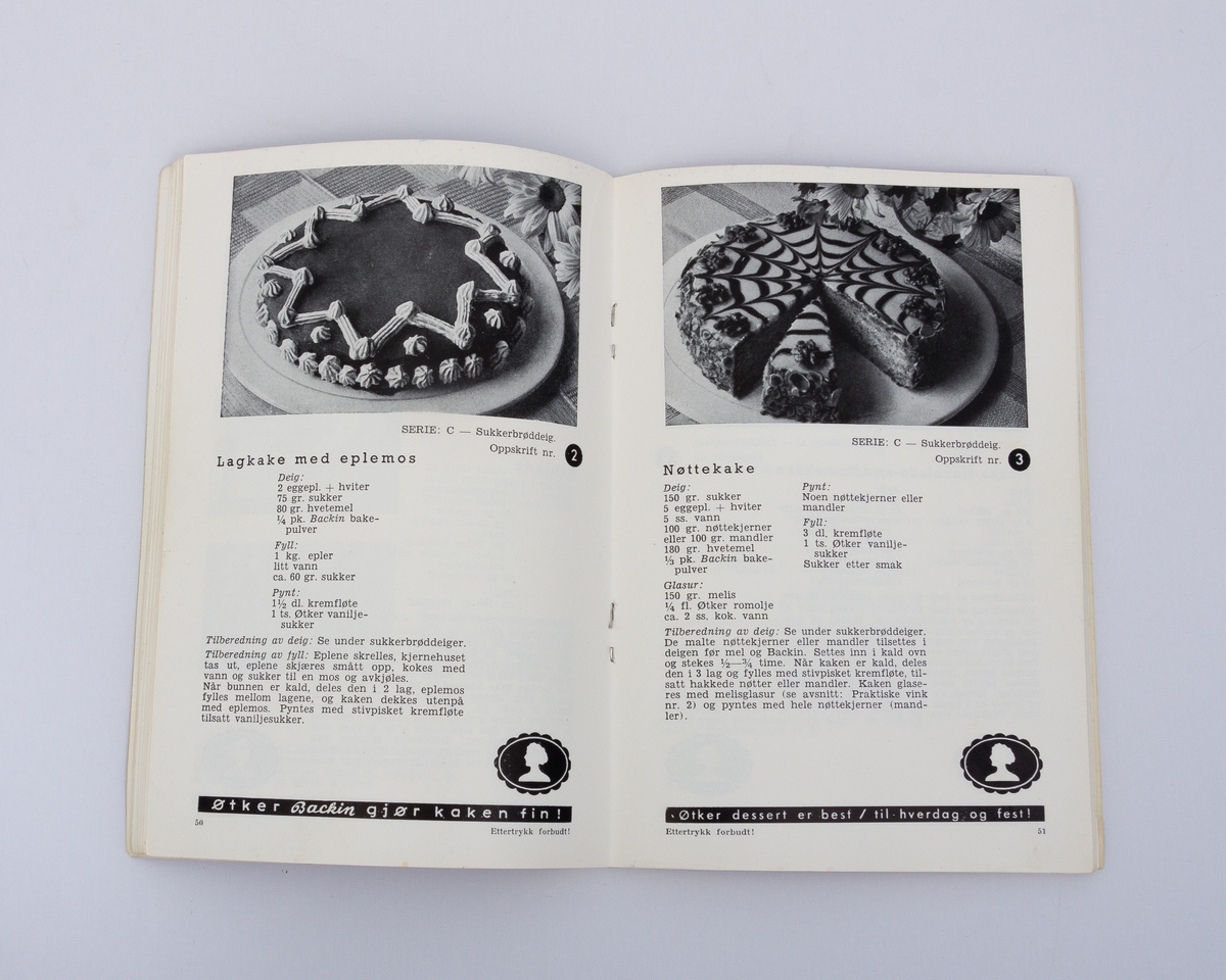 På forsiden et bilde av et barn som spiser og to matretter under