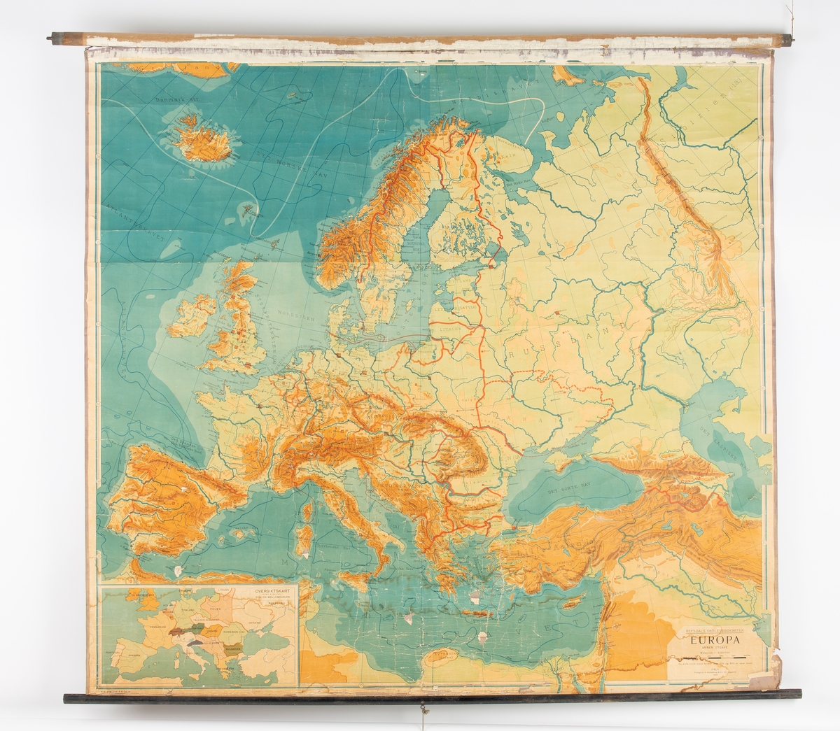 Skolekart, Europa.