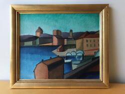 Stockholmsmotiv [Målning]