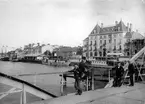 Skeppsbron med passargerarbåtar - från Nybron.