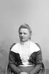 Anna Bergström; Ingår i porträttsamlingen från Knut Wallins ateljé.