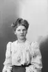Anna Hägglund; Ingår i porträttsamlingen från Knut Wallins ateljé.