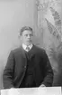 Johan Högberg; Ingår i porträttsamlingen från Knut Wallins ateljé.