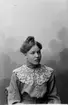 Bernhardina Jansson; Ingår i porträttsamlingen från Knut Wallins ateljé.
