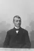 Arvid Johansson; Ingår i porträttsamlingen från Knut Wallins ateljé.