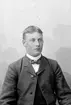 Gustaf Moberg; Ingår i porträttsamlingen från Knut Wallins ateljé.