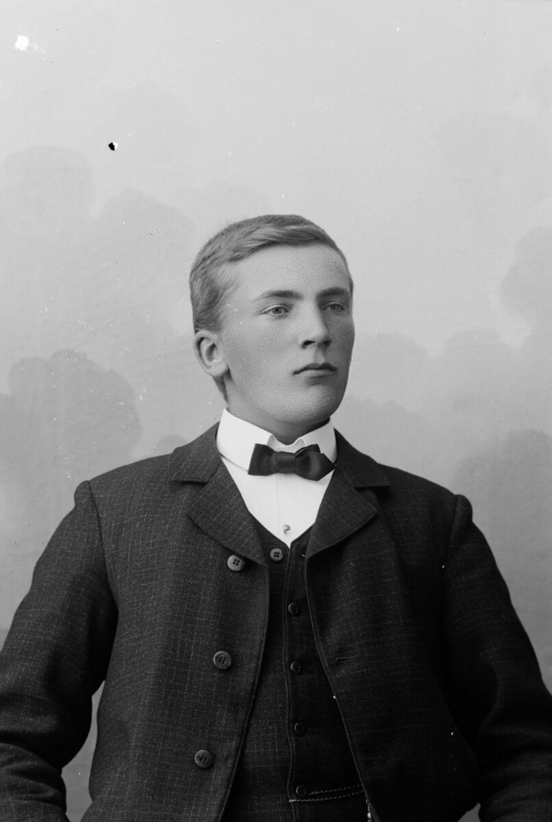Leo Svanholm; Ingår i porträttsamlingen från Knut Wallins ateljé.