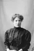 Ester Wikman; Ingår i porträttsamlingen från Knut Wallins ateljé.