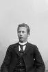 Johannes Johansson; Ingår i porträttsamlingen från Knut Wallins ateljé.