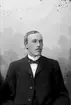 Karl Johansson; Ingår i porträttsamlingen från Knut Wallins ateljé.
