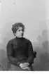 Anna Jonsson; Ingår i porträttsamlingen från Knut Wallins ateljé.
