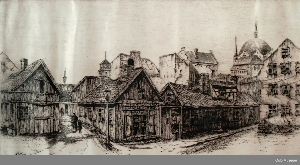 arkitektur, gateparti, kirke