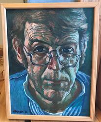 Självporträtt  II (med spräckta glasögon) [Målning]