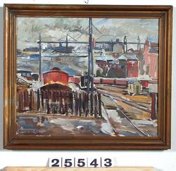 Stadsmotiv [Målning]