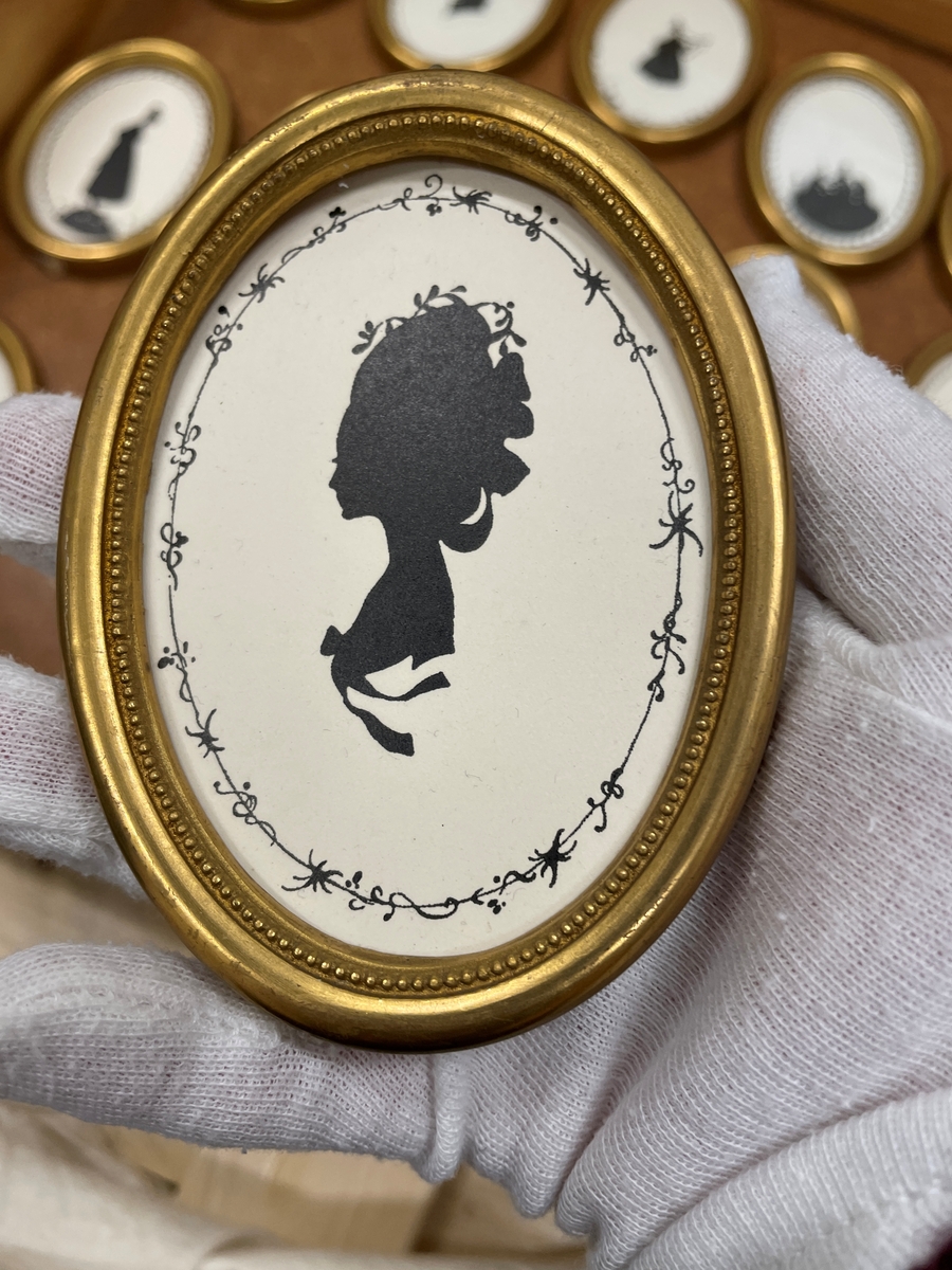 Siluett föreställande karaktär i romanen Gösta Berlings saga av Selma Lagerlöf.