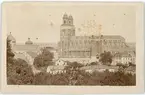 Kabinettsfotografi - Uppsala domkyrka 1860-tal