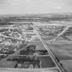 Vy från Odinstornet som låg vid Odense. Tornet förstördes 1944. Danmark 1935.