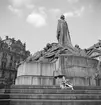 Konserthuset Rudolfinum i Prag. Tjeckoslovakien-Ungern-Österrike 1935.