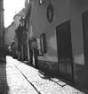 I den gamla delen av Prag. Tjeckoslovakien-Ungern-Österrike 1935.