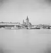 Franciskus av Assisi-kyrkan vid Donau. Wien. Tjeckoslovakien-Ungern-Österrike 1935.