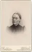 Kabinettsfotografi - miss Elisabeth May, Uppsala 1891