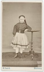 Kabinettsfotografi - Agnes Gyllenhaal, Göteborg 1860-tal