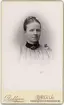 Kabinettsfotografi - Sofia Gyllenhaal, Uppsala 1892