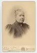 Kabinettsfotografi - Ebba Lindman från Österbybruk, Uppland 1890-tal