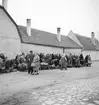 En marknad. Sannolikt i Györ. Tjeckoslovakien-Ungern-Österrike 1935.