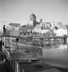 På Donau. Basilikan och slottet i Esztergom. Tjeckoslovakien-Ungern-Österrike 1935.