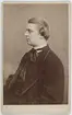 Kabinettsfotografi - juridikstuderande Casper Schröder, Uppsala 1860-tal