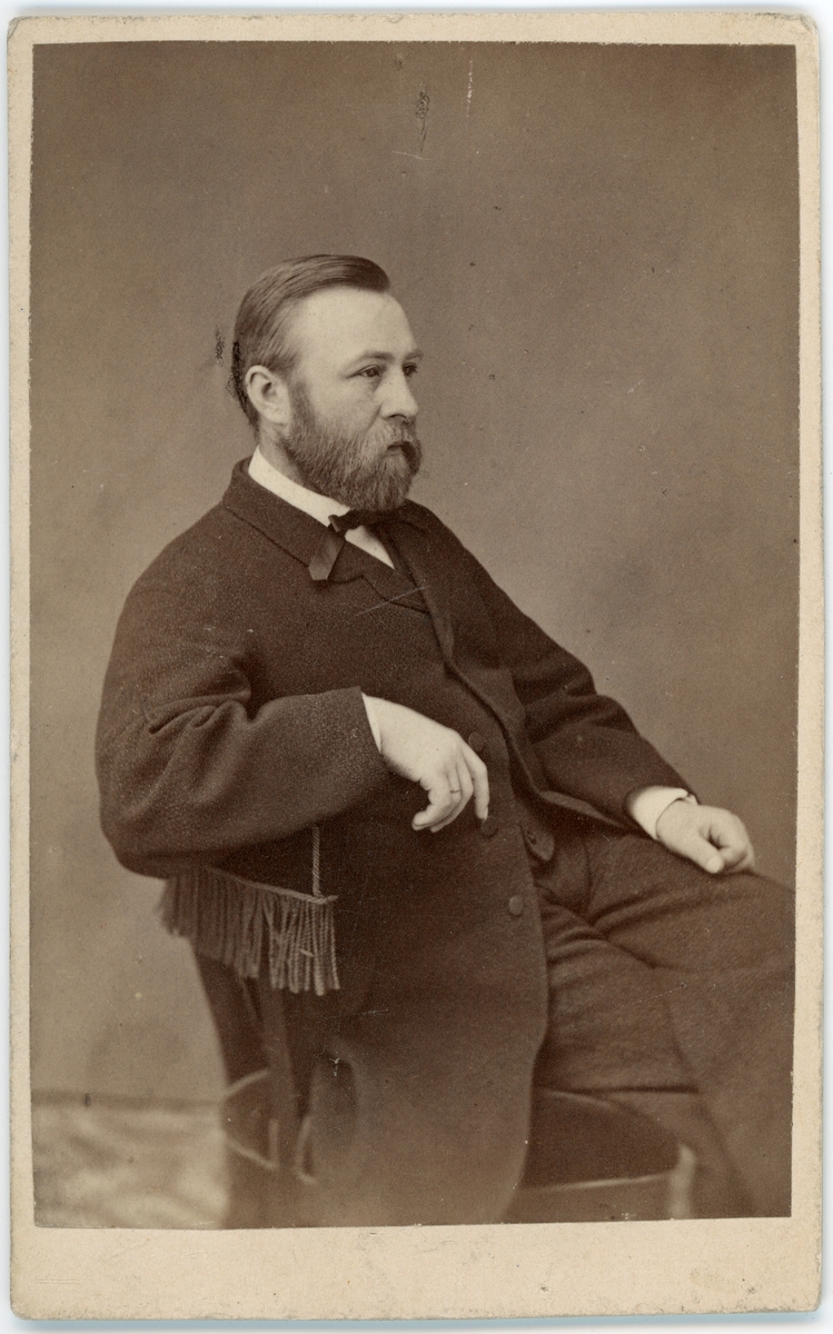 Kabinettsfotografi - Berglund från Gotland, 1860-tal