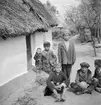 Barn i Tiszafüred. Tjeckoslovakien-Ungern-Österrike 1935.