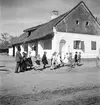 Ett hus i Vörs. Tjeckoslovakien-Ungern-Österrike 1935.